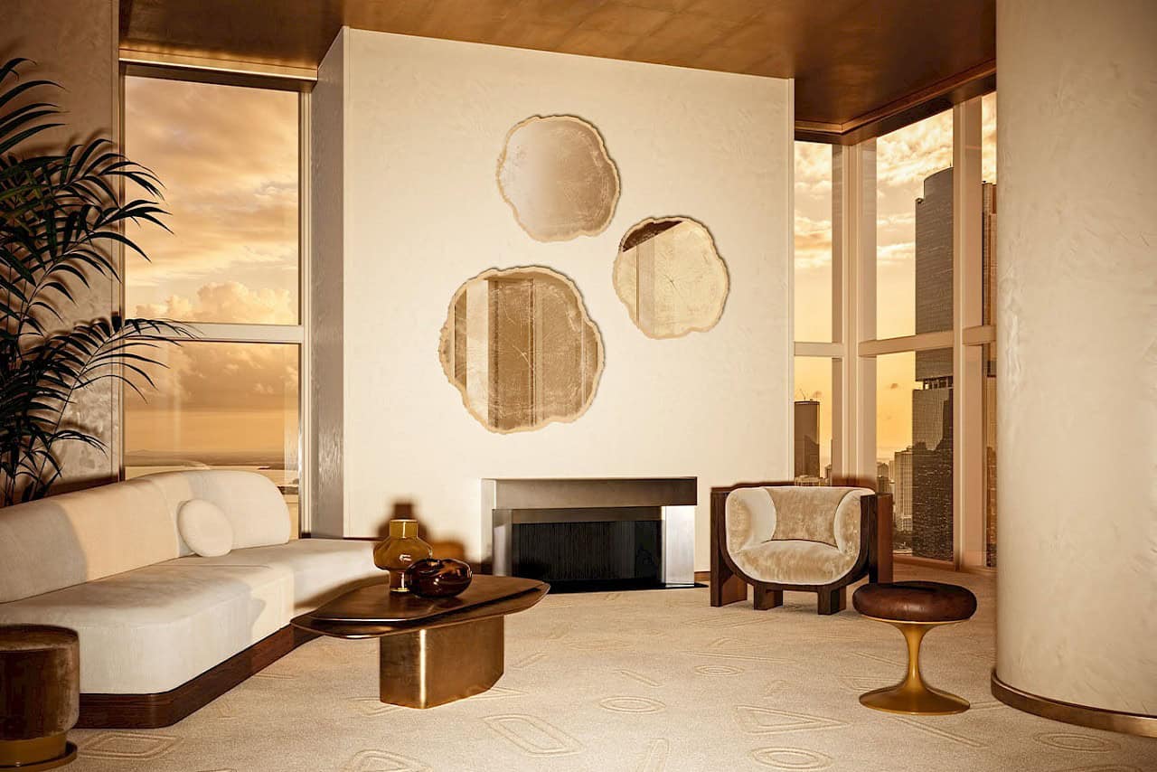 arbo gold mirror